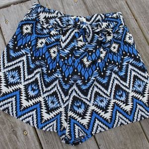 Chevron/Aztec shorts